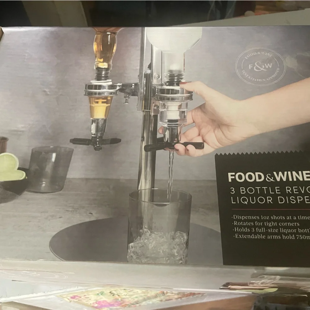 Food & Wine 3 Bottle Liquor Dispenser